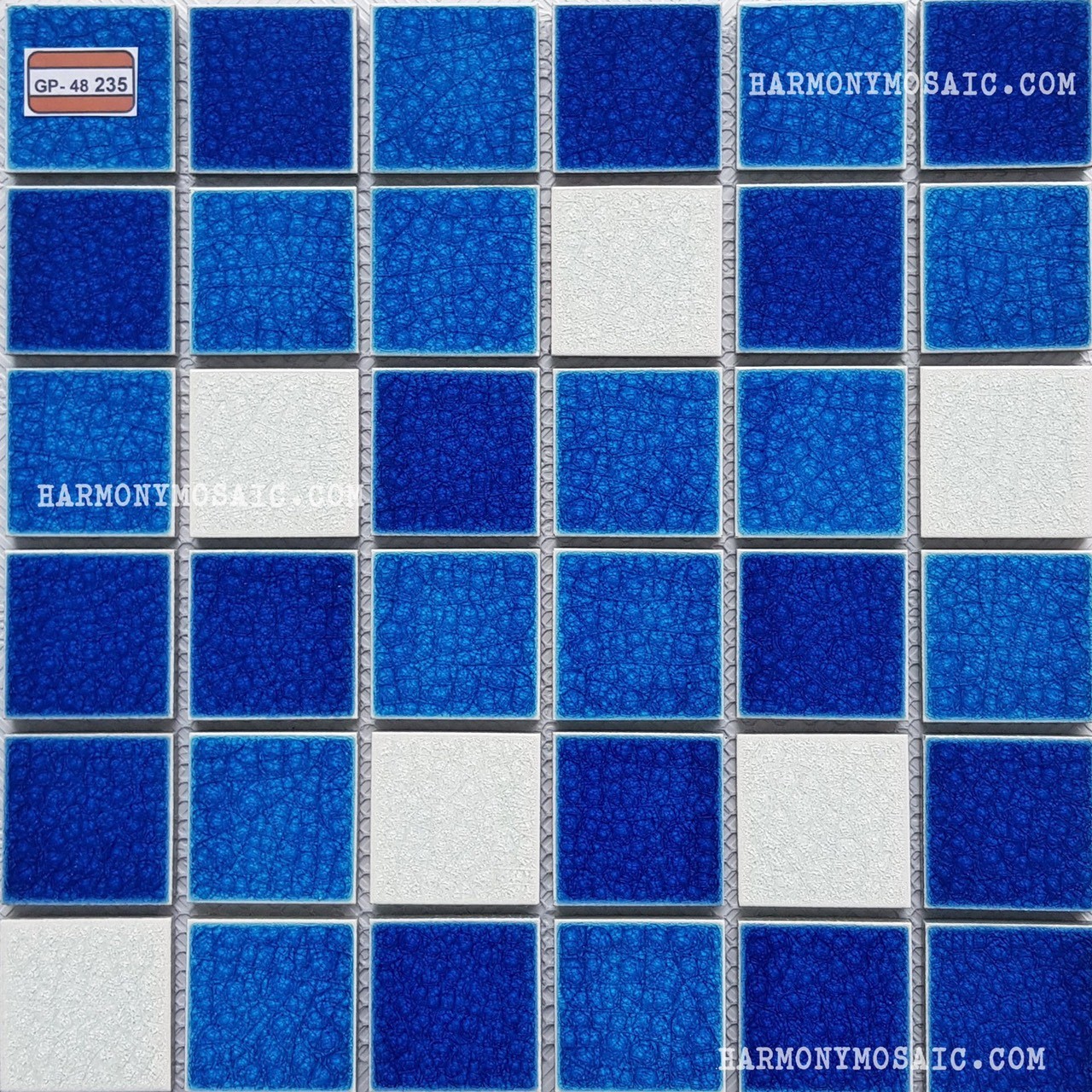 Gạch mosaic gốm phối màu GP48 235